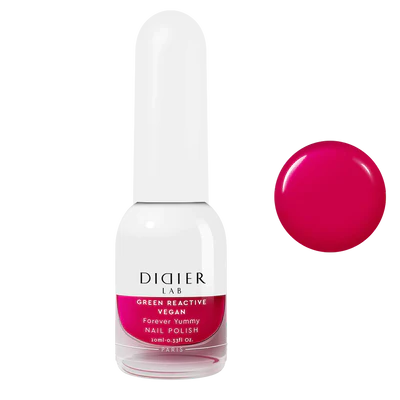 Vegan Nail Polish Green Reactive "Didier Lab" Forever Yummy, 10ml