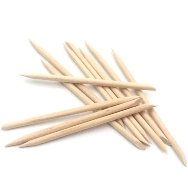 Orange Wood Sticks 5pc