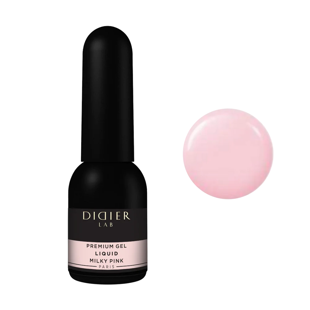 Premium Gel Liquid "Didier Lab", Milky Pink, 10ml