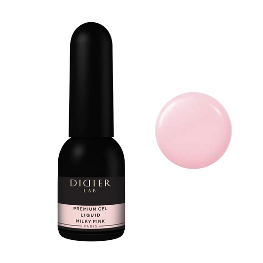 Premium Gel Liquid "Didier Lab", Milky Pink, 10ml