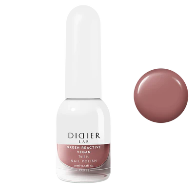 Vegan Nail Polish Green Reactive "Didier Lab" Tell It, 10ml