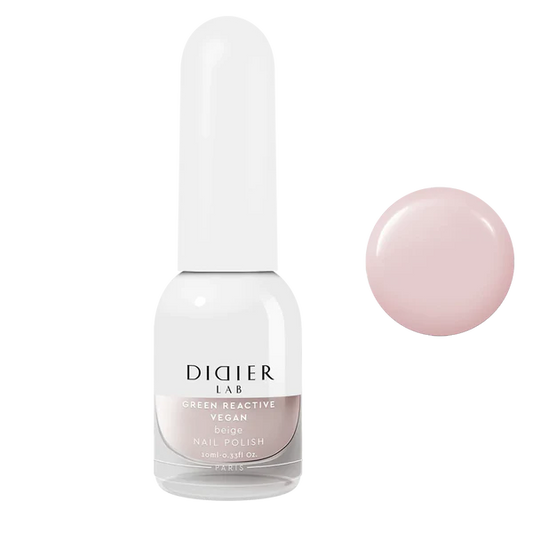 Vegan Nail Polish Green Reactive "Didier Lab" Beige, 10ml