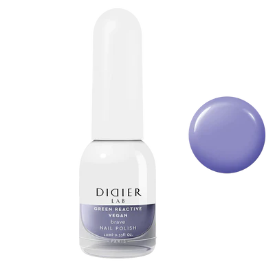 Vegan Nail Polish Green Reactive "Didier Lab" Brave, 10ml