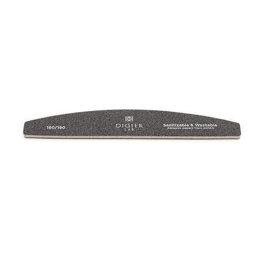 Nail file, halfmoon, black, 180/180, Didier Lab.