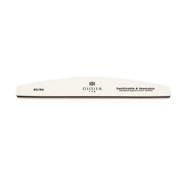 Nail file, halfmoon, speedy white, 80/80, Didier Lab".