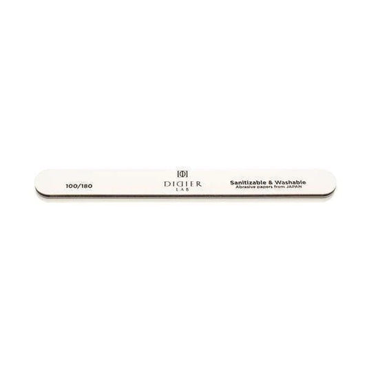 Nail file, straight, speedy white, 100/180, Didier Lab.