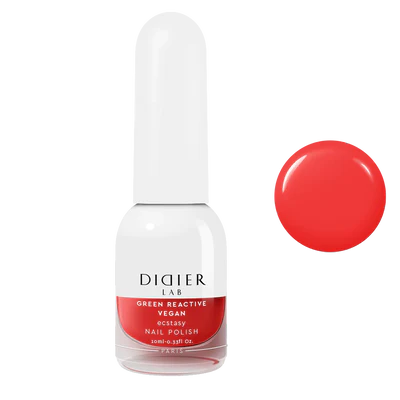 Vegan Nail Polish Green Reactive "Didier Lab" Ecstacy, 10ml