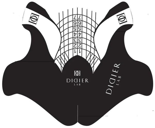 Nail forms "Didier Lab", plastic, 100 psc