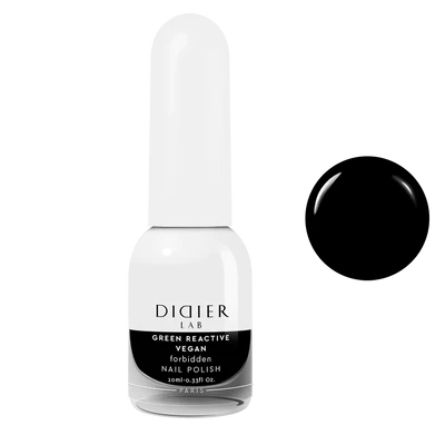 Vegan Nail Polish Green Reactive "Didier Lab" Forbidden, 10ml