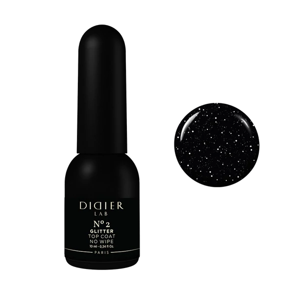 Top Coat, Glitter No2, "Didier Lab"