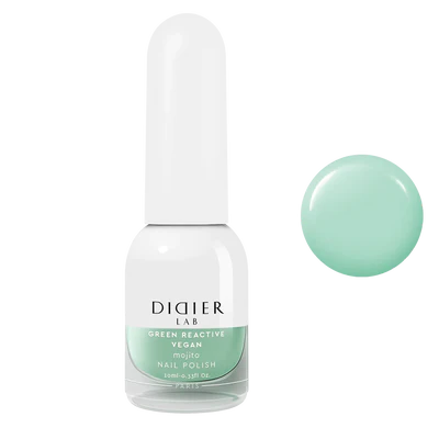 Vegan Nail Polish Green Reactive "Didier Lab" Mojito, 10ml