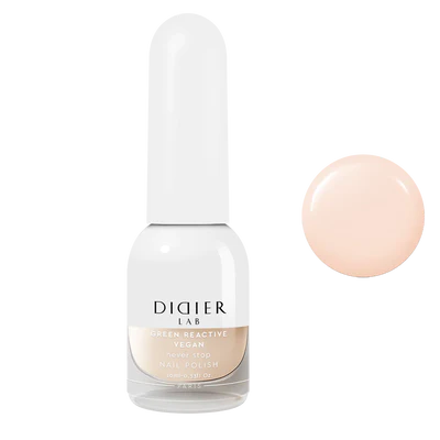 Vegan Nail Polish Green Reactive "Didier Lab" Never Stop, 10ml