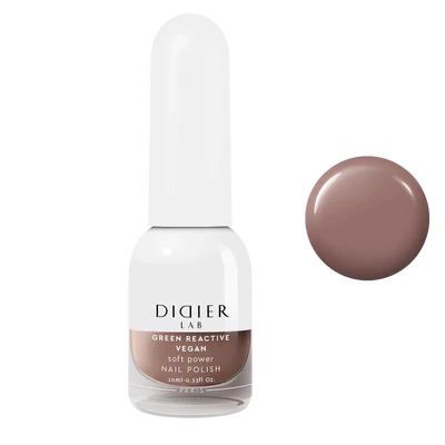 Vegan Nail Polish Green Reactive "Didier Lab" Soft Powers, 10ml